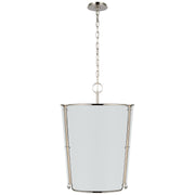 Visual Comfort Signature - S 5646PN-WHT - Six Light Pendant - Hastings - Polished Nickel