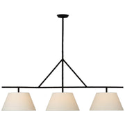 Visual Comfort Signature - SK 5700AI-L - LED Linear Pendant - Collette - Aged Iron
