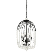 Varaluz - 343F06MB - Six Light Pendant - Voliere - Matte Black