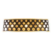 Varaluz - 346B03MBFG - Three Light Bath - Bailey - Matte Black/French Gold