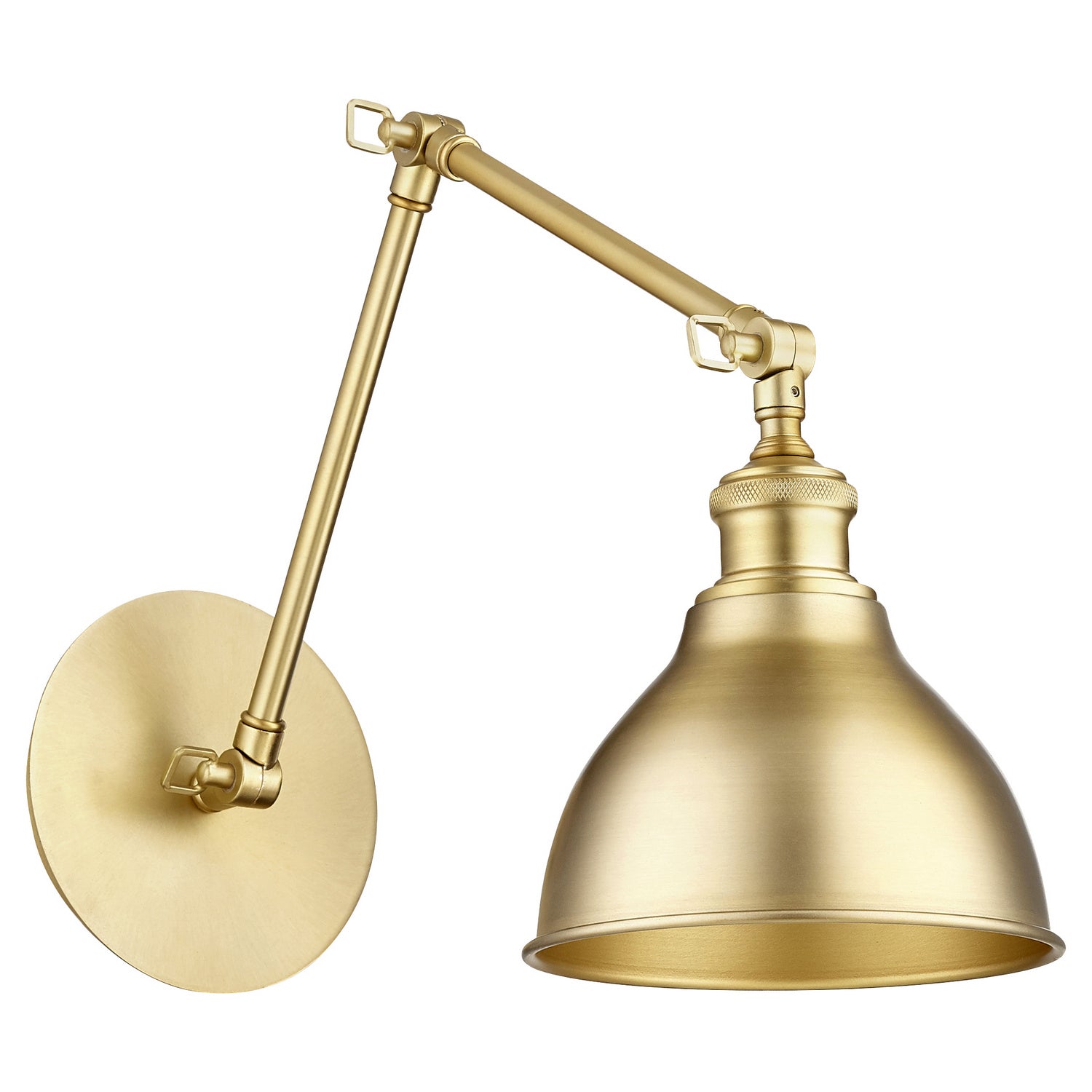 Quorum - 5392-80 - One Light Wall Mount - 5392 Wall Mounts - Aged Brass