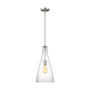 Visual Comfort Studio - 6537001EN7-962 - One Light Pendant - Arilda - Brushed Nickel