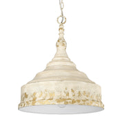 Golden - 0806-3P AI - Three Light Pendant - Keating - Antique Ivory