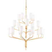 Troy Lighting - F61620-GL - 20 Light Chandelier - Juniper - Gold Leaf