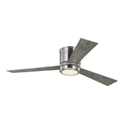 Generation Lighting - 3CLYR52BSLGD-V1 - 52" Ceiling Fan - Clarity - Brushed Steel