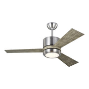 Generation Lighting - 3VNR42BSLGD-V1 - 42"Ceiling Fan - Vision - Brushed Steel