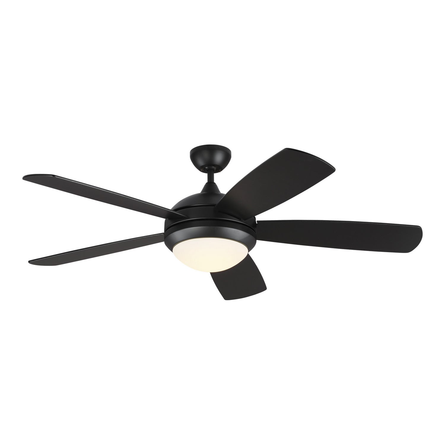 Generation Lighting - 5DISM52MBKD - 52" Ceiling Fan - Discus - Midnight Black