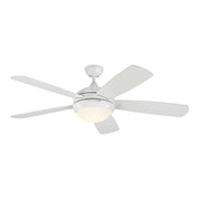 Generation Lighting - 5DISM52RZWD - 52" Ceiling Fan - Discus - Matte White