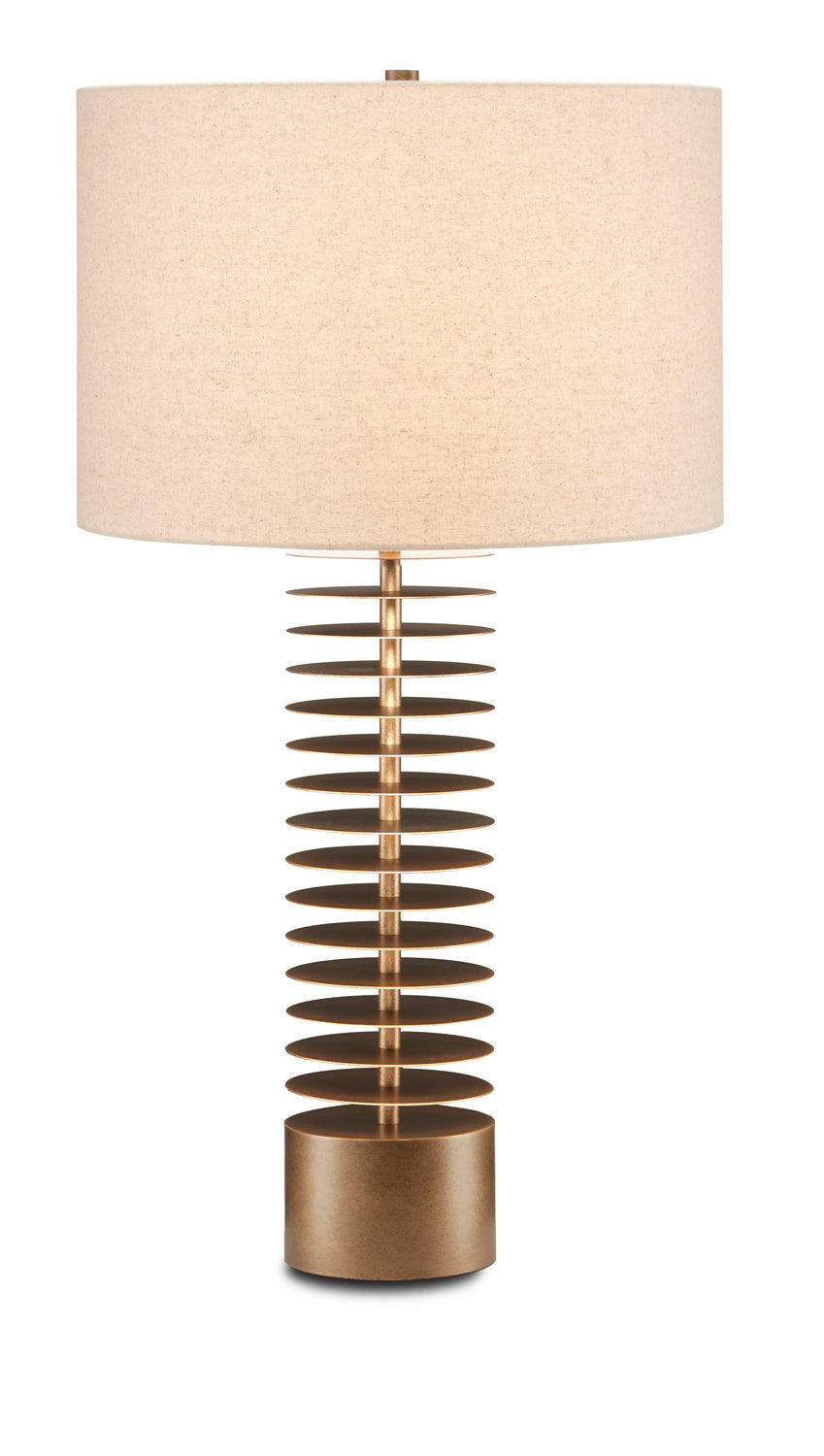 Currey and Company - 6000-0720 - One Light Table Lamp - Antique Brass