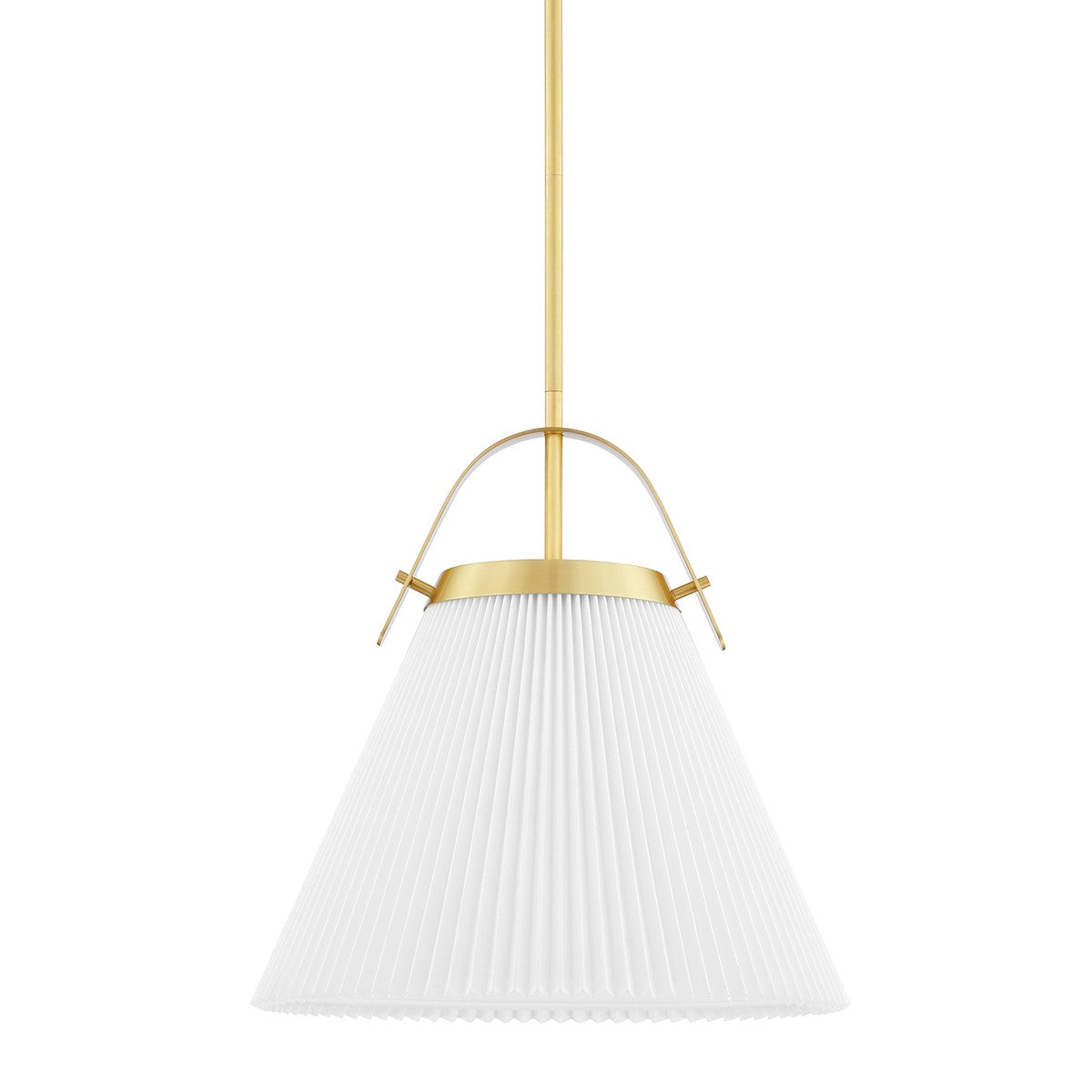Hudson Valley - 9616-AGB - One Light Pendant - Aldridge - Aged Brass