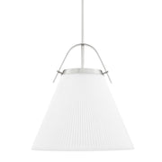Hudson Valley - 9624-PN - One Light Pendant - Aldridge - Polished Nickel
