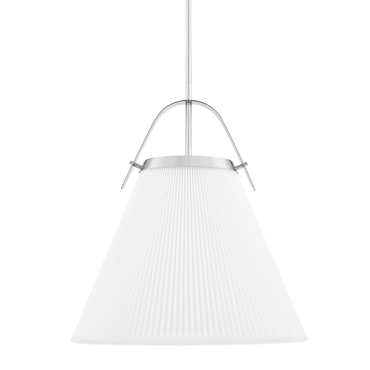 Hudson Valley - 9624-PN - One Light Pendant - Aldridge - Polished Nickel