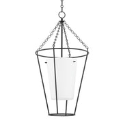 Hudson Valley - MDS211-AI - One Light Chandelier - Worchester - Aged Iron