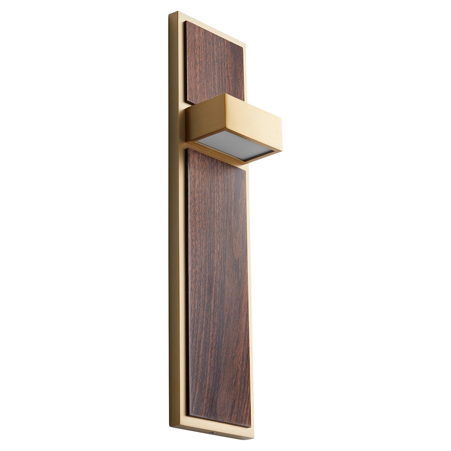 Quorum - 3-401-40 - LED Wall Sconce - Guapo - Aged Brass|Walnut