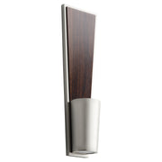 Quorum - 3-402-24 - LED Wall Sconce - Favero - Satin Nickel|Walnut