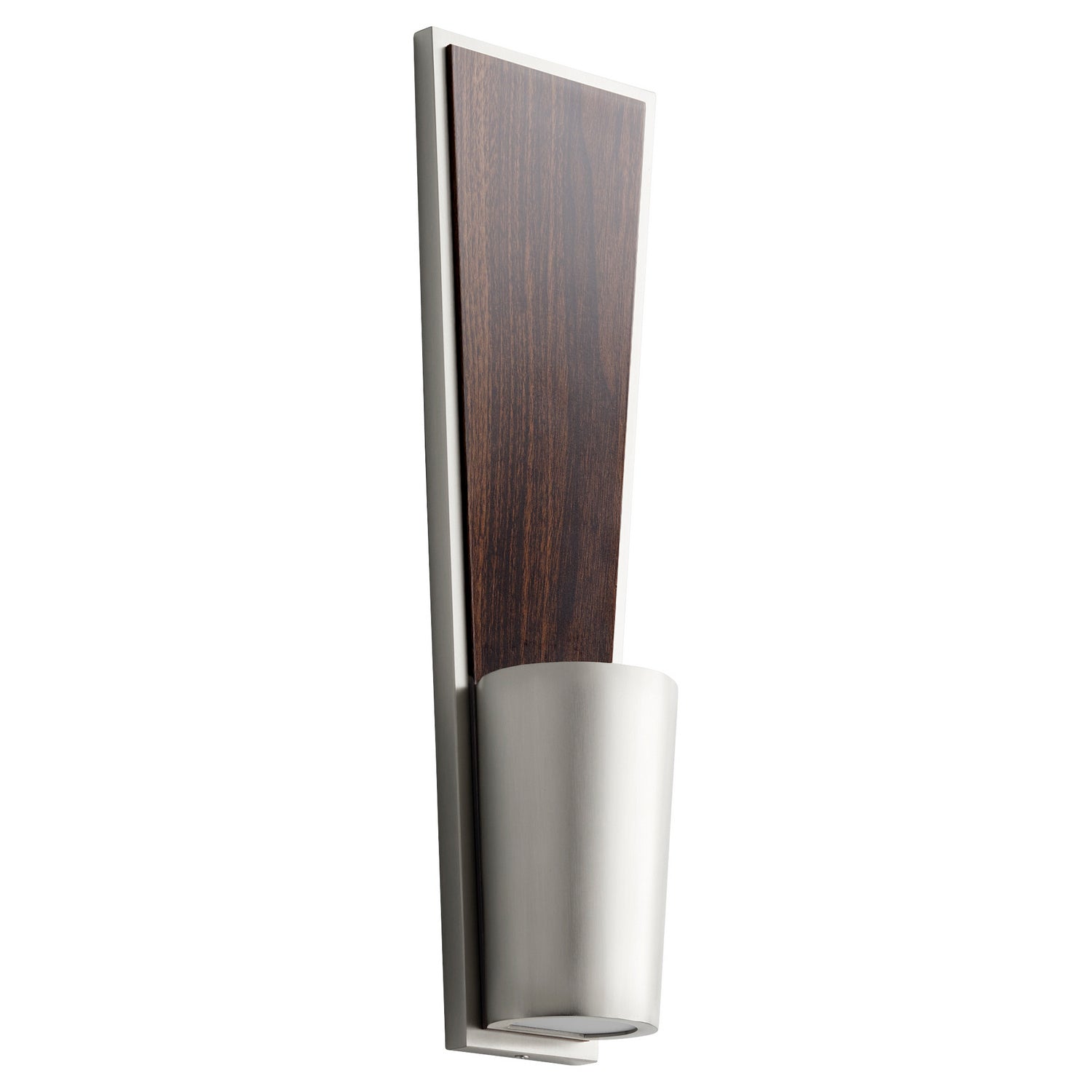 Quorum - 3-402-24 - LED Wall Sconce - Favero - Satin Nickel|Walnut