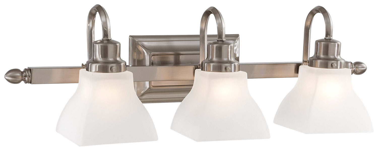 Minka-Lavery - 5583-84 - Three Light Bath - Mission Ridge Bath - Brushed Nickel