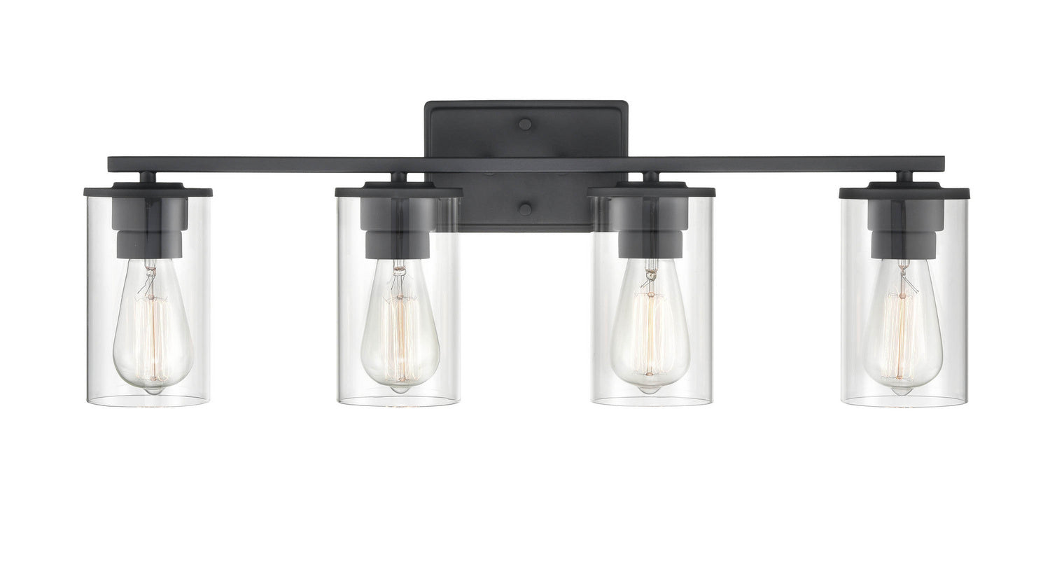 Millennium - 2704-MB - Four Light Vanity - Verlana - Matte Black