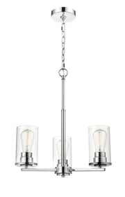 Millennium - 2713-CH - Three Light Chandelier - Verlana - Chrome