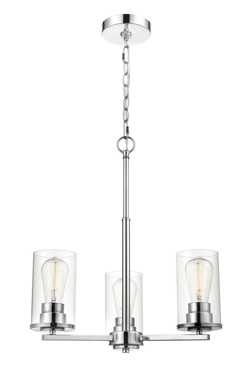 Millennium - 2713-CH - Three Light Chandelier - Verlana - Chrome