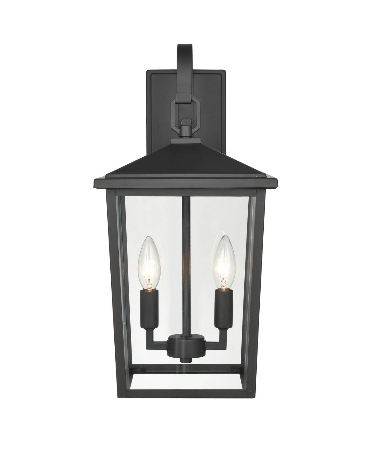 Millennium - 2972-PBK - Two Light Outdoor Lantern - Fetterton - Powder Coated Black