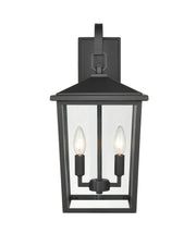 Millennium - 2972-PBK - Two Light Outdoor Lantern - Fetterton - Powder Coated Black