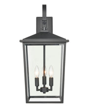 Millennium - 2974-PBK - Three Light Outdoor Hanging Lantern - Fetterton - Powder Coated Black