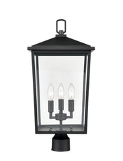 Millennium - 2983-PBK - Three Light Outdoor Post Lantern - Fetterton - Powder Coated Black