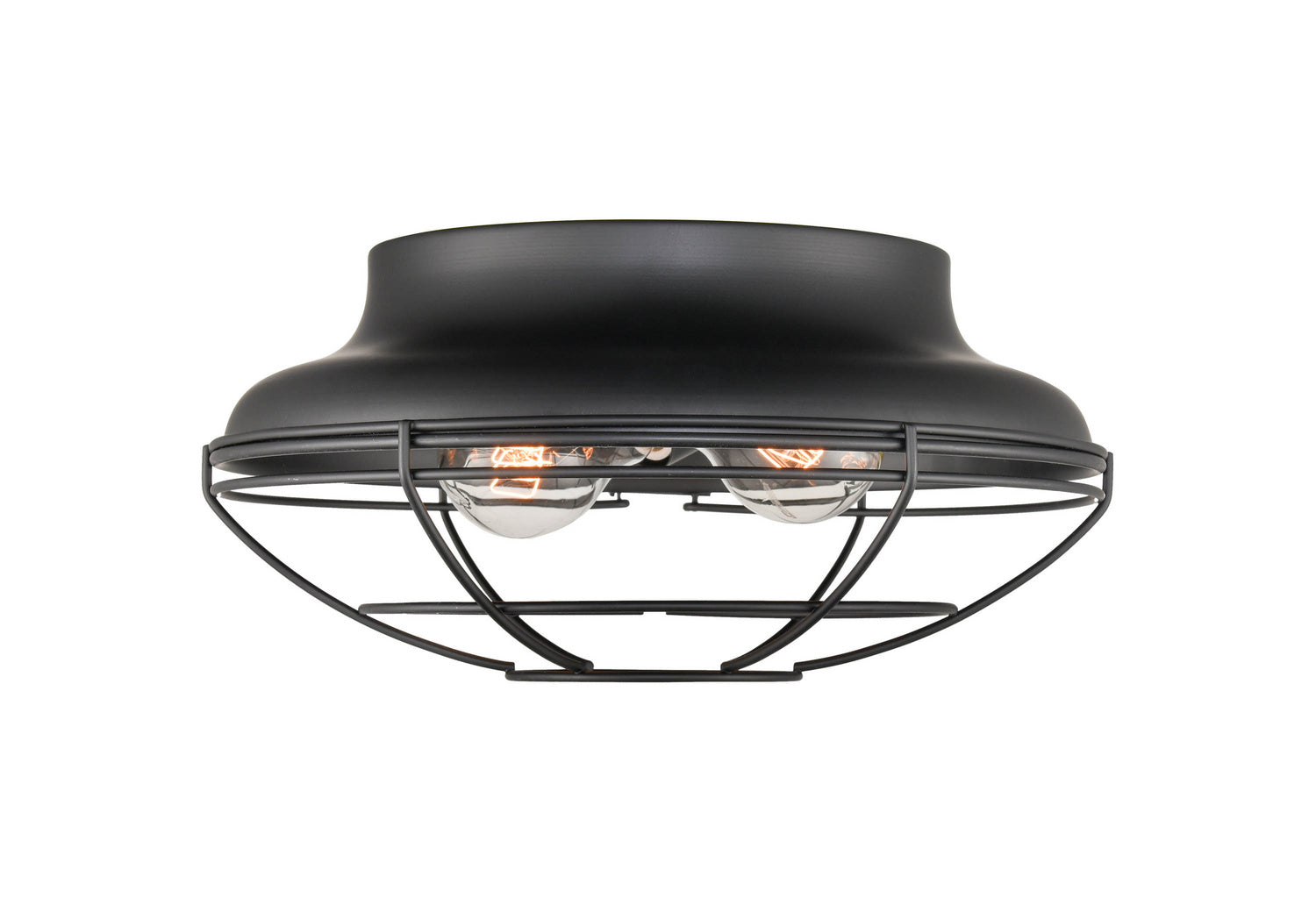 Millennium - 5382-MB - Two Light Flush Mount - Matte Black