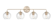 Millennium - 9754-MG - Four Light Vanity - Modern Gold