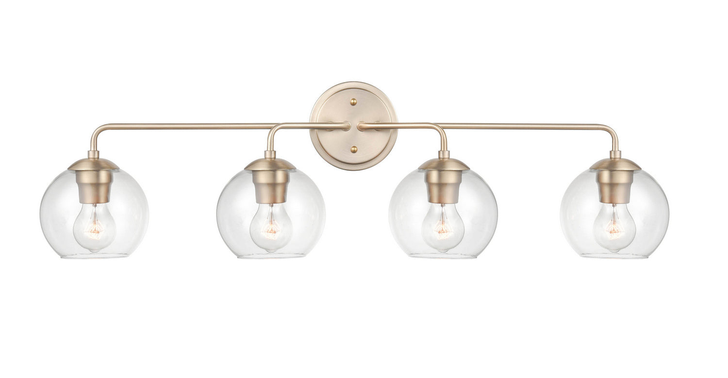 Millennium - 9754-MG - Four Light Vanity - Modern Gold