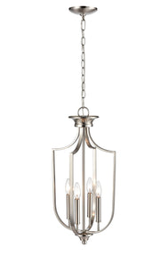 Millennium - 9835-BN - Four Light Pendant - Brushed Nickel