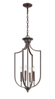 Millennium - 9836-RBZ - Four Light Pendant - Rubbed Bronze