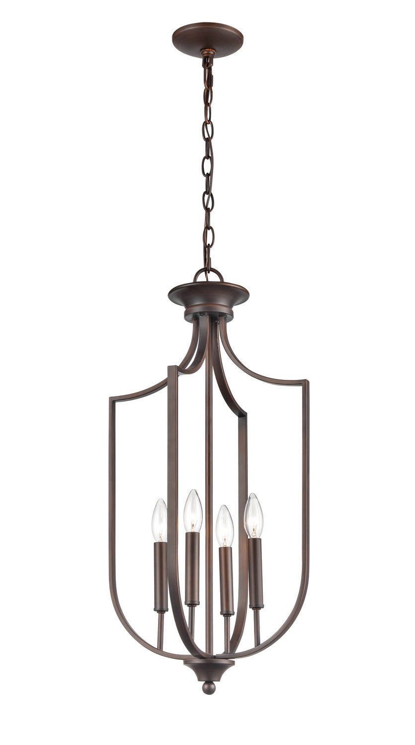 Millennium - 9836-RBZ - Four Light Pendant - Rubbed Bronze
