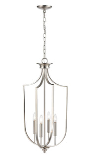 Millennium - 9837-BN - Four Light Pendant - Brushed Nickel
