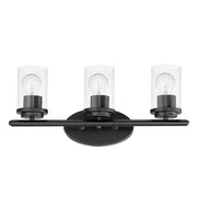 Maxim - 10213CLBK - Three Light Bath Vanity - Corona - Black