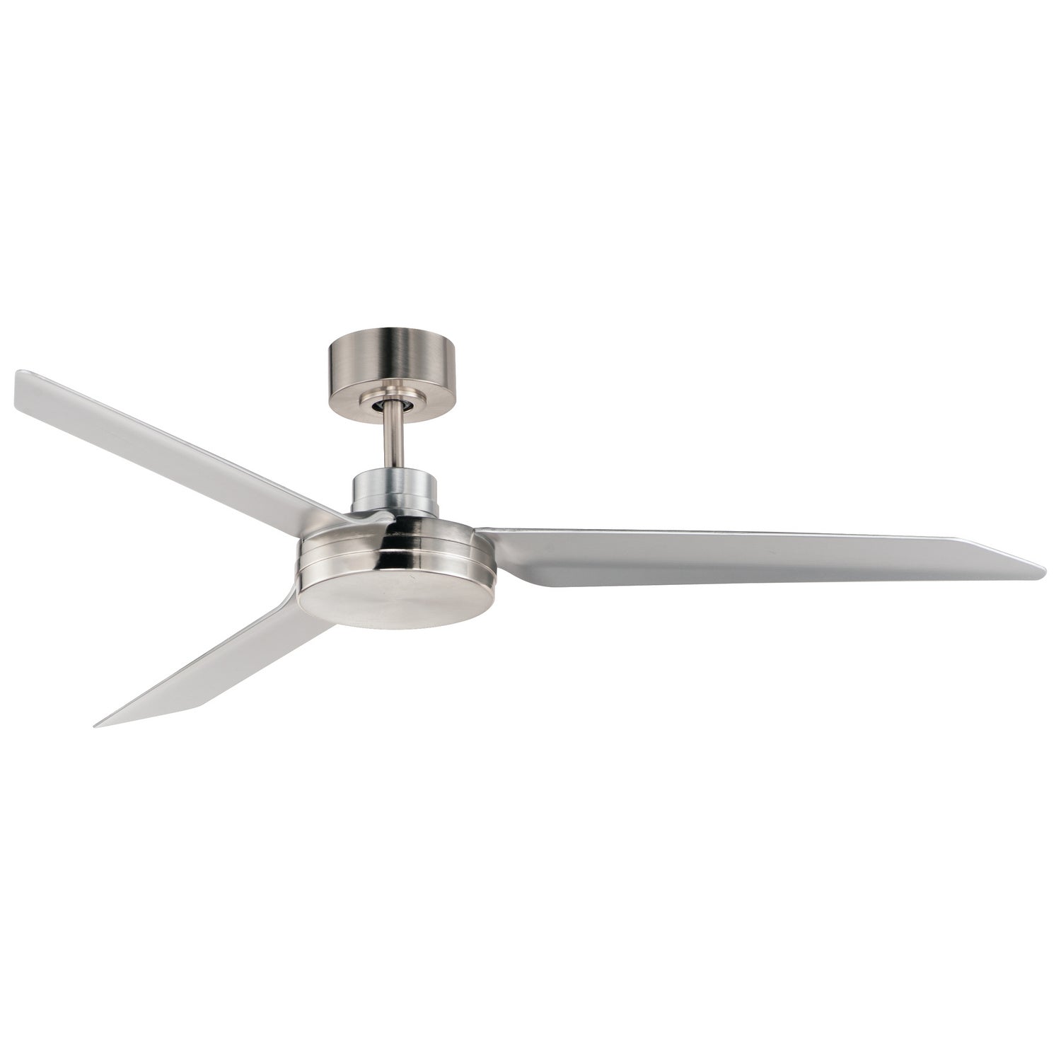 Maxim - 88807SN - 52" Outdoor Ceiling Fan - Ultra Slim - Satin Nickel