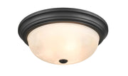 Millennium - 4605-MB - Three Light Flushmount - Matte Black
