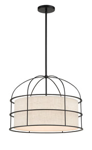 Minka-Lavery - 2155-66A - Five Light Pendant - Gateway Park - Coal