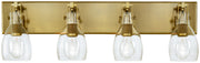 Minka-Lavery - 2274-695 - Four Light Bath Bar - Tiberia - Soft Brass