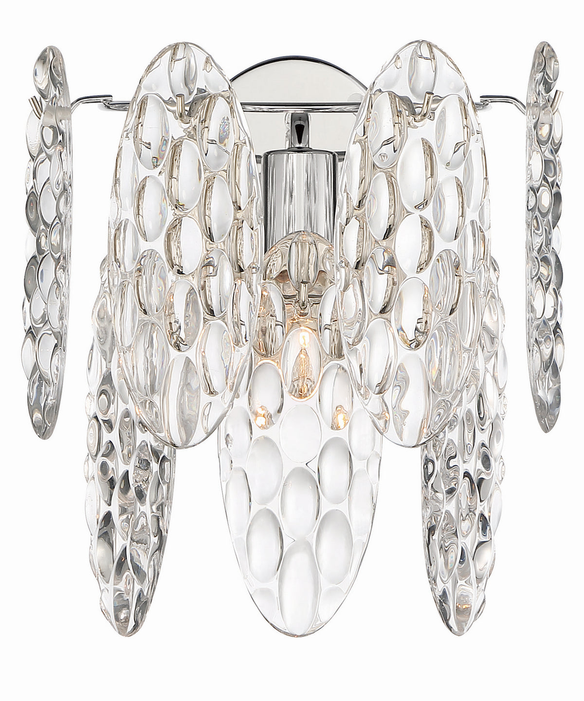 Minka-Lavery - 2483-613 - One Light Wall Sconce - Isabella's Reign - Polished Nickel
