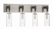 Minka-Lavery - 2894-691 - Four Light Bath - Pullman Junction - Coal w/Brushed Nickel