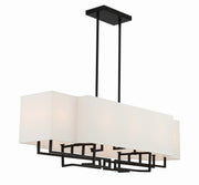 Minka-Lavery - 2959-572 - Ten Light Island Pendant - Upham Estates - Coal W/Polished Nickel Highlig