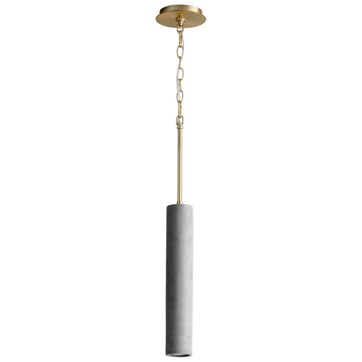 Quorum - 3-614-1540 - LED Pendant - Totem - Dark Gray|Aged Brass