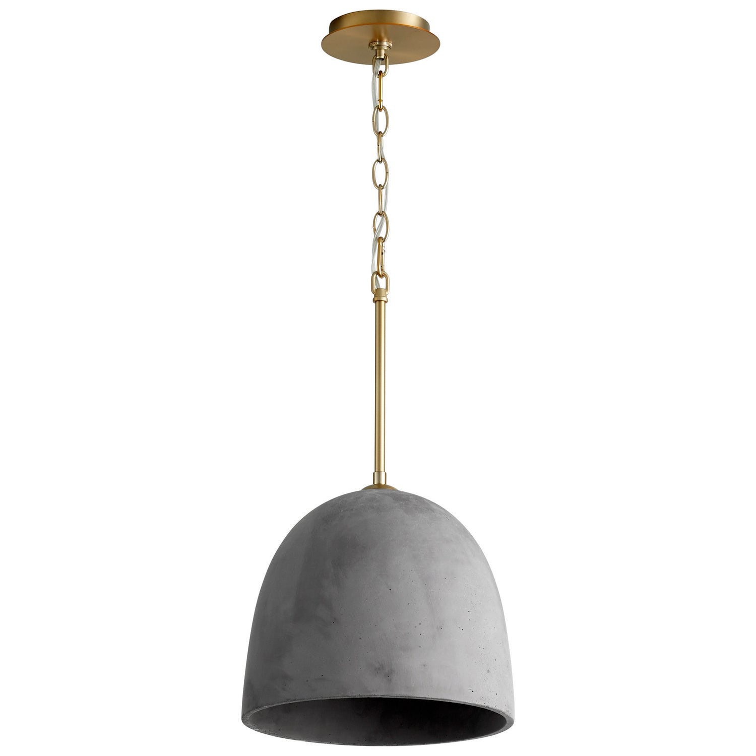 Quorum - 3-641-1540 - LED Pendant - Dune - Aged Brass|Dark Gray