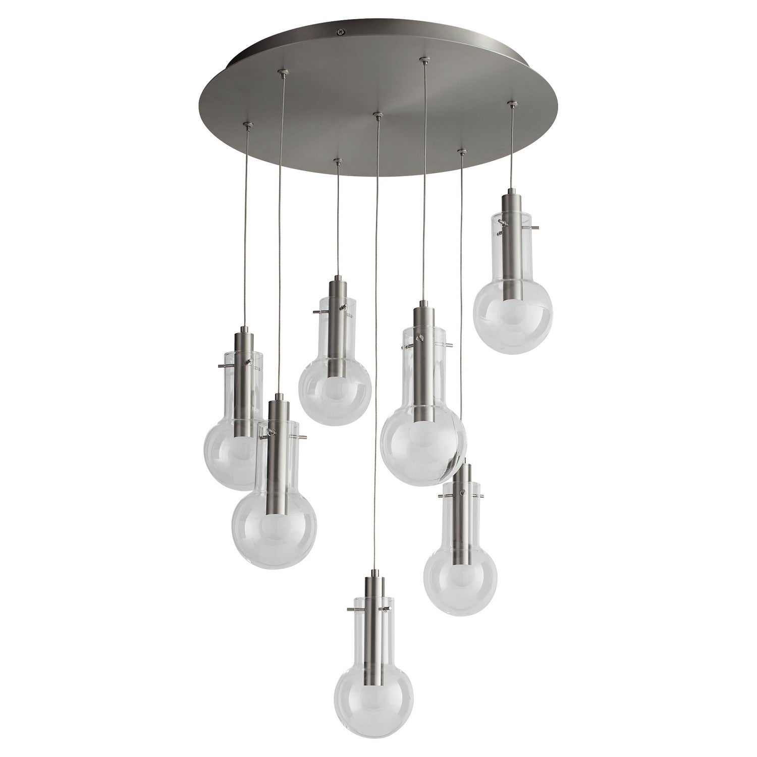 Quorum - 3-674-24 - LED Pendant - Primo - Satin Nickel