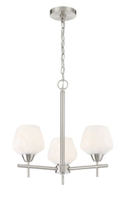 Minka-Lavery - 2173-84 - Three Light Chandelier - Camrin - Brushed Nickel