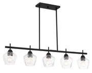 Minka-Lavery - 2174-66A - Five Light Island Pendant - Camrin - Coal