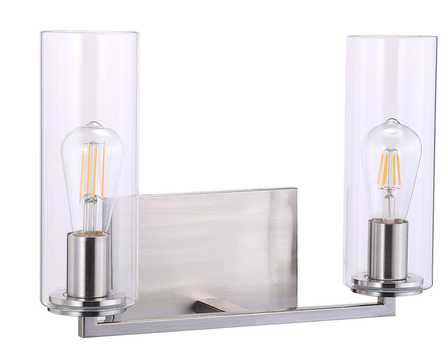 Minka-Lavery - 4042-84 - Two Light Bath - Acacia - Brushed Nickel