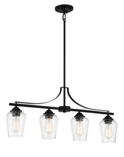 Minka-Lavery - 4924-66A - Four Light Island Pendant - Shyloh - Coal